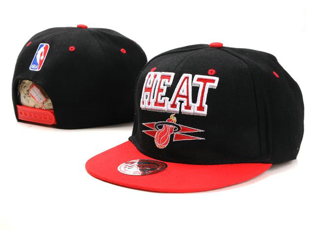 NBA Maimi Heat M&N Snapback Hat NU01